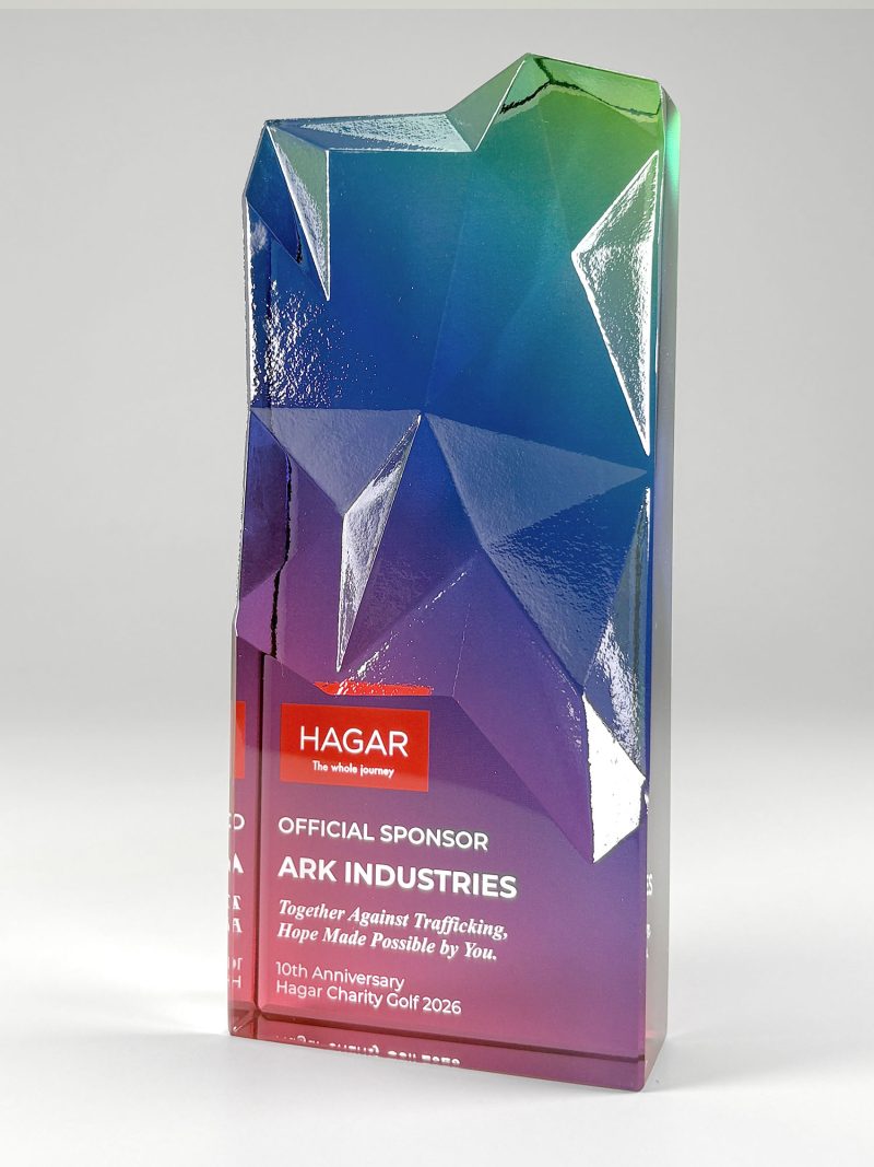 Colour printed crystal award (CA-247) Colour printed crystal award (CA-247)
