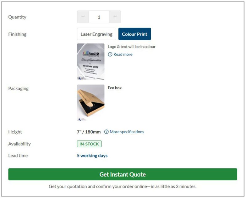 Add product to quotation cart