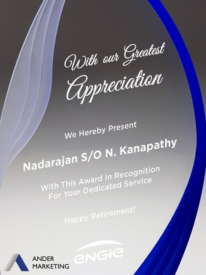 Laser engraving on acrylic