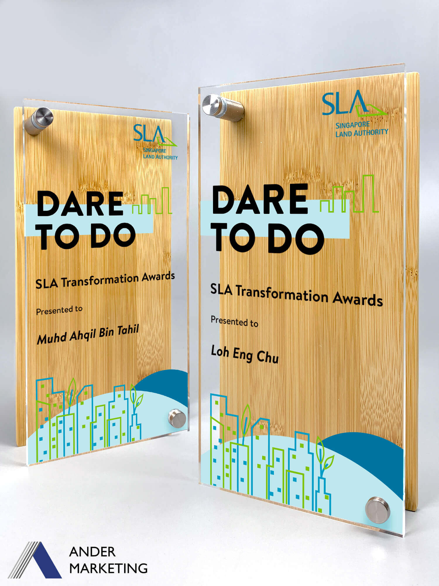 Trophy Plaques, Corporate Awards & Medals Ander Singapore