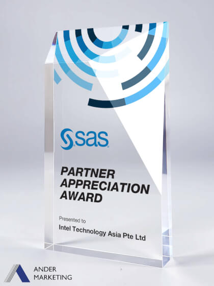 Acrylic Trophy Award Acrylic Trophy Award - Ander Marketing Singapore