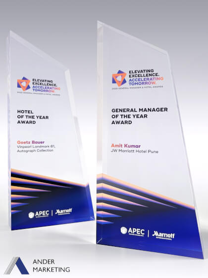 Acrylic Trophy Award Acrylic Trophy Award - Ander Marketing Singapore