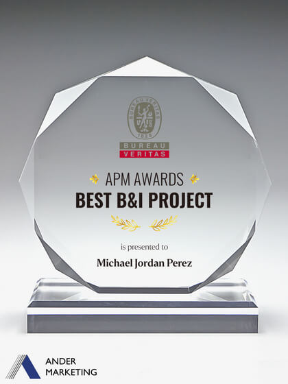 Acrylic Trophy Award Acrylic Trophy Award - Ander Marketing Singapore
