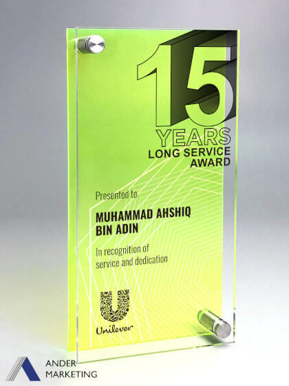 Acrylic Trophy Award Acrylic Trophy Award - Ander Marketing Singapore
