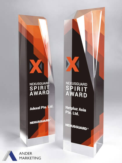 Acrylic Trophy Award Acrylic Trophy Award - Ander Marketing Singapore