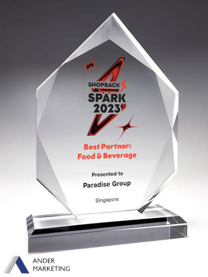 Acrylic Trophy Award Acrylic Trophy Award - Ander Marketing Singapore