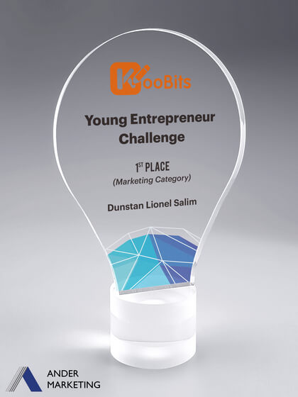 Acrylic Trophy Award Acrylic Trophy Award - Ander Marketing Singapore