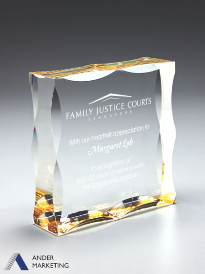 Acrylic Trophy Award Acrylic Trophy Award - Ander Marketing Singapore