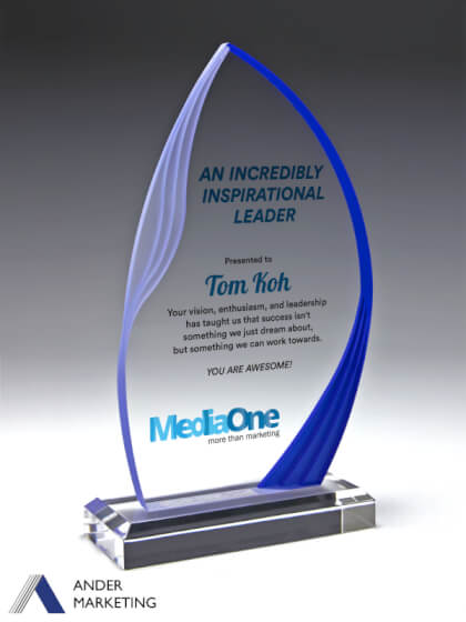 Acrylic Trophy Award Acrylic Trophy Award - Ander Marketing Singapore