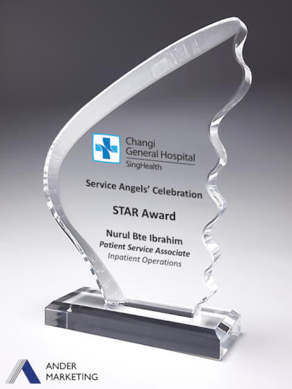 Acrylic Trophy Award Acrylic Trophy Award - Ander Marketing Singapore