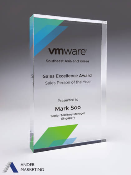 Acrylic Trophy Award Acrylic Trophy Award - Ander Marketing Singapore