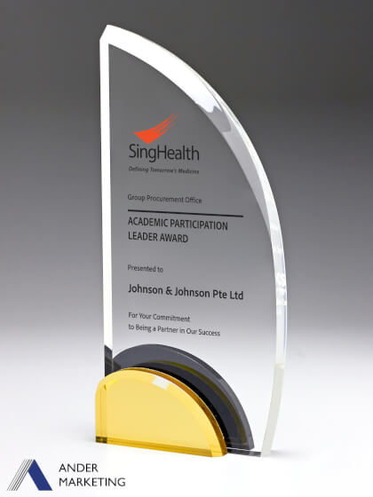 Acrylic Trophy Award Acrylic Trophy Award - Ander Marketing Singapore
