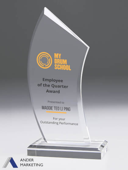 Acrylic Trophy Award Acrylic Trophy Award - Ander Marketing Singapore