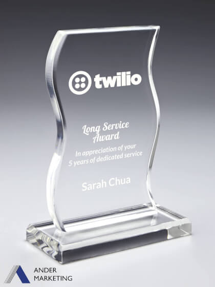 Acrylic Trophy Award Acrylic Trophy Award - Ander Marketing Singapore