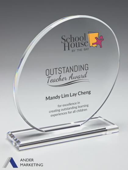 Acrylic Trophy Award Acrylic Trophy Award - Ander Marketing Singapore