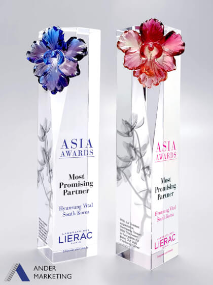 Crystal Trophy Award Crystal Trophy Award - Ander Marketing Singapore