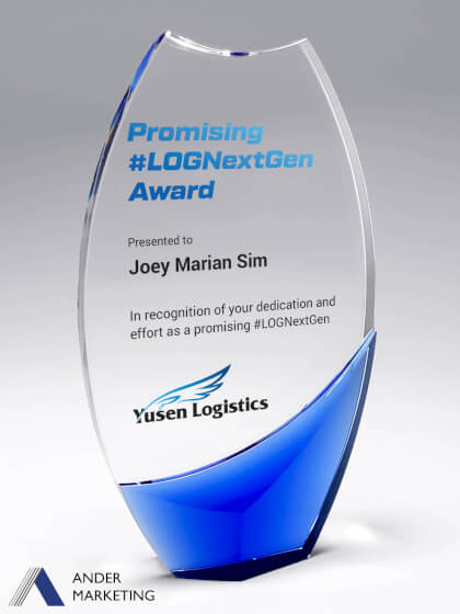 Crystal Trophy Award Crystal Trophy Award - Ander Marketing Singapore
