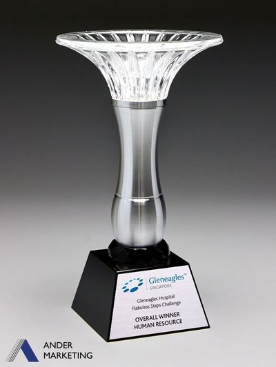 Crystal Trophy Award Crystal Trophy Award - Ander Marketing Singapore