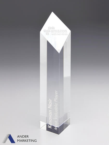 Crystal Trophy Award Crystal Trophy Award - Ander Marketing Singapore
