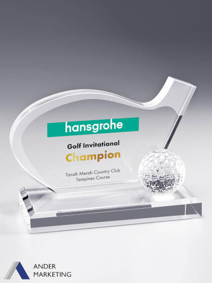 Crystal Trophy Award Crystal Trophy Award - Ander Marketing Singapore