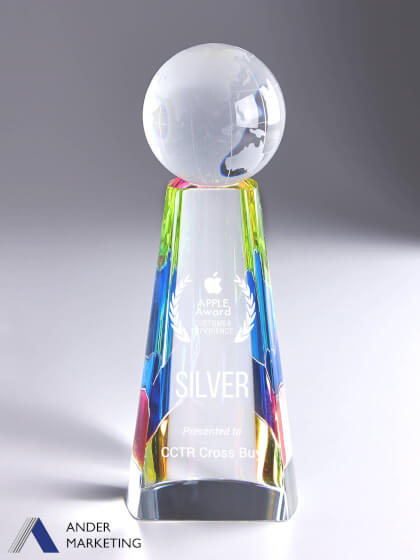 Crystal Trophy Award Crystal Trophy Award - Ander Marketing Singapore