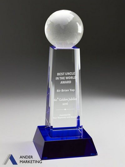 Crystal Trophy Awards Crystal Trophy Awards - Ander Marketing Singapore