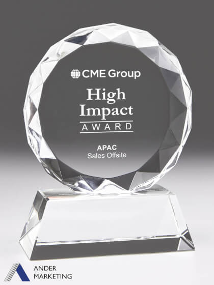 Crystal Trophy Award Crystal Trophy Award - Ander Marketing Singapore