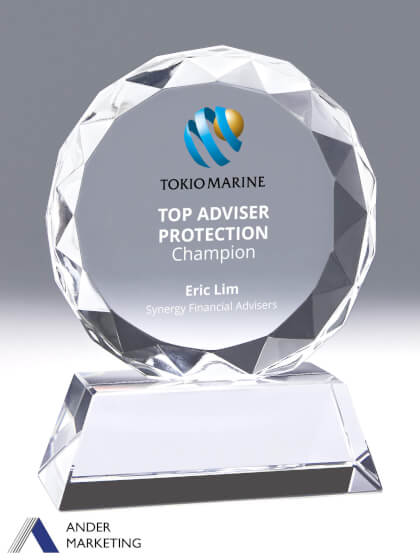 Crystal Trophy Award Crystal Trophy Award - Ander Marketing Singapore