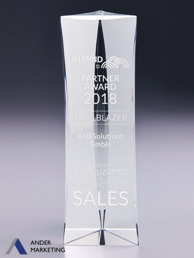Crystal Trophy Award Crystal Trophy Award - Ander Marketing Singapore