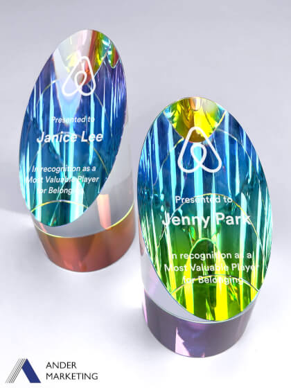 Crystal Trophy Award Crystal Trophy Award - Ander Marketing Singapore