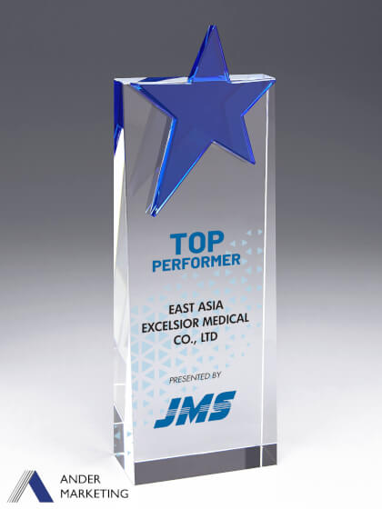 Crystal Trophy Award Crystal Trophy Award - Ander Marketing Singapore