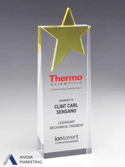 Crystal Trophy Award Crystal Trophy Award - Ander Marketing Singapore
