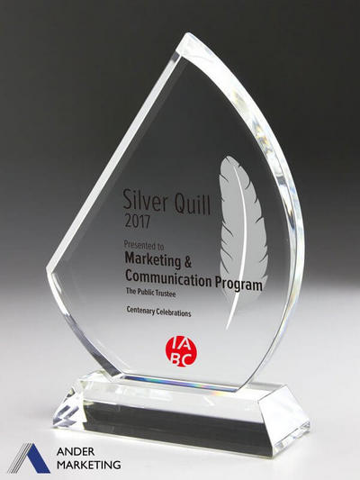Crystal Trophy Awards Crystal Trophy Awards - Ander Marketing Singapore