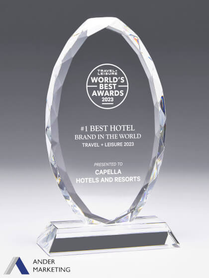 Crystal Trophy Award Crystal Trophy Award - Ander Marketing Singapore