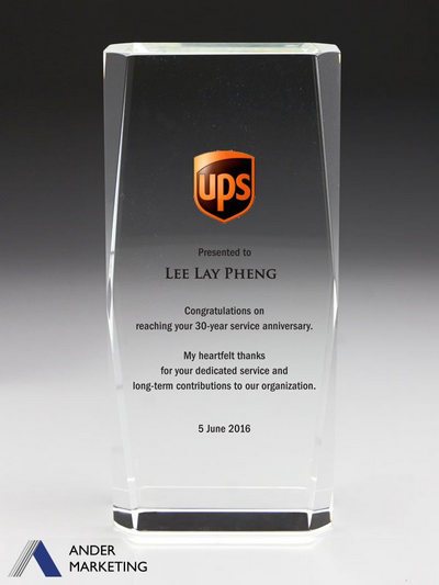 Crystal Trophy Awards Crystal Trophy Awards - Ander Marketing Singapore
