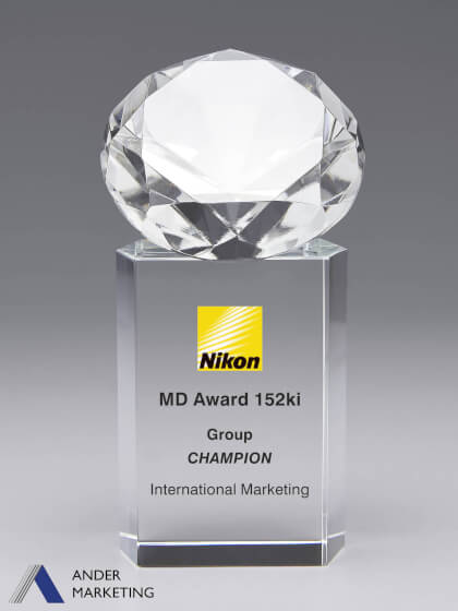 Crystal Trophy Award Crystal Trophy Award - Ander Marketing Singapore