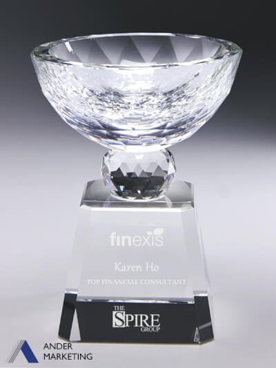 Crystal Trophy Award Crystal Trophy Award - Ander Marketing Singapore