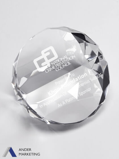 Crystal Trophy Award Crystal Trophy Award - Ander Marketing Singapore