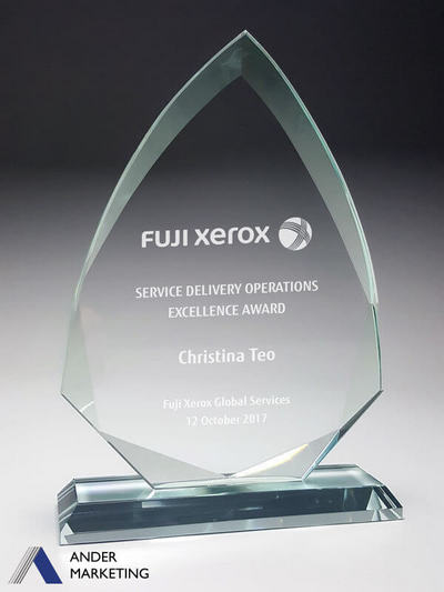 Glass Trophy Awards Glass Trophy Awards - Ander Marketing Singapore