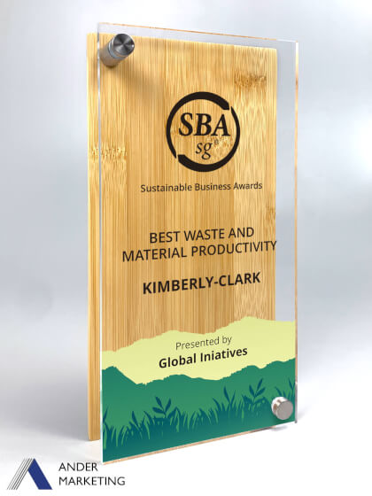 Sustainable Trophy Award - Ander Marketing Singapore