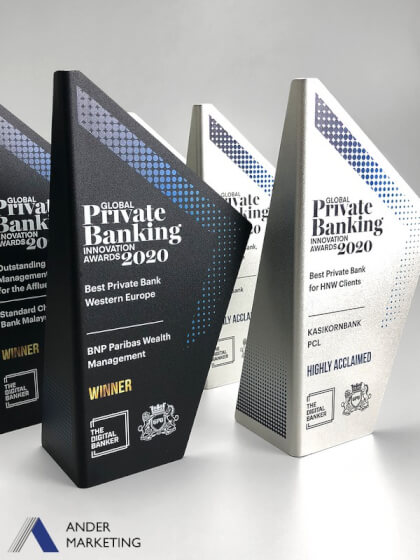 Modern Trophy Award Modern Trophy Award - Ander Marketing Singapore
