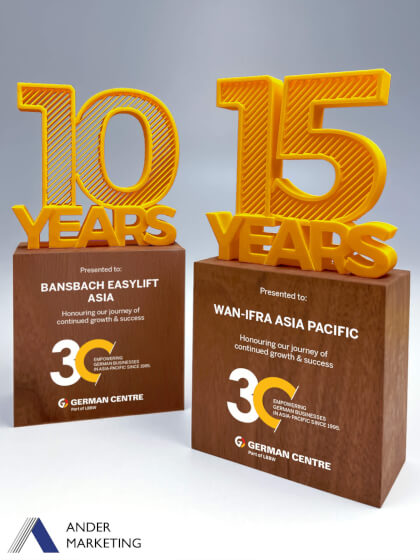 Modern Trophy Award Modern Trophy Award - Ander Marketing Singapore