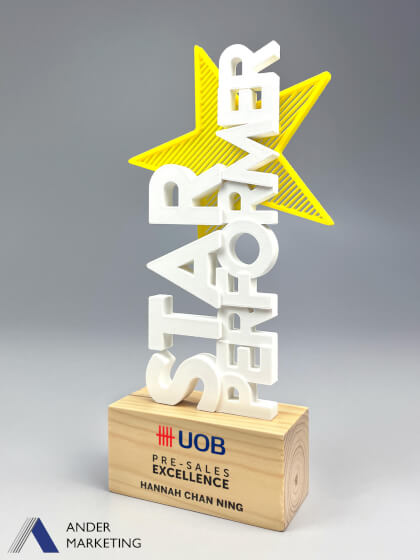 Modern Trophy Award Modern Trophy Award - Ander Marketing Singapore
