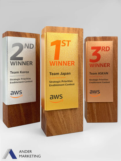 Modern Trophy Award Modern Trophy Award - Ander Marketing Singapore