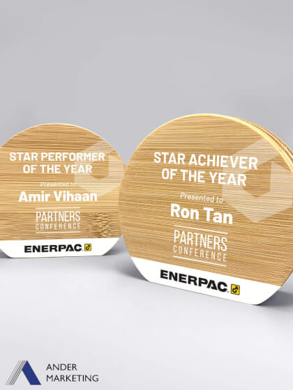 Acrylic Trophy Award Acrylic Trophy Award - Ander Marketing Singapore