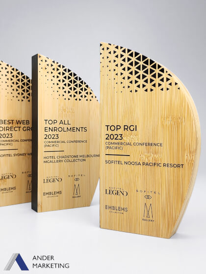 Modern Trophy Award Modern Trophy Award - Ander Marketing Singapore