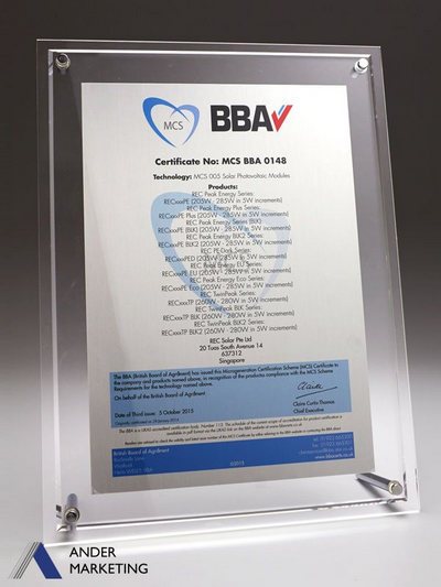 Acrylic Plaques Acrylic Plaques - Ander Marketing Singapore