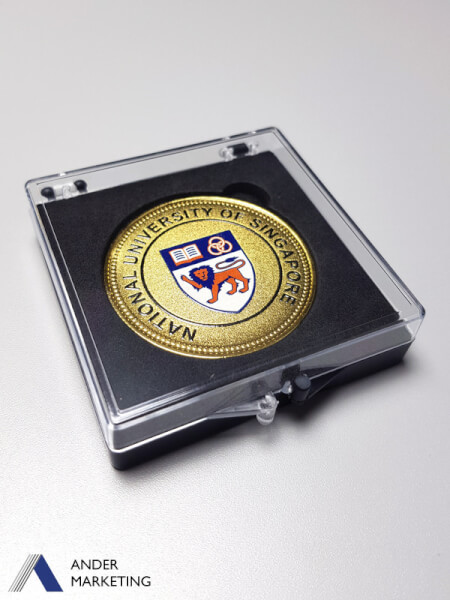 Medallion coin with display case Medallion coin with display case - Ander Marketing Singapore