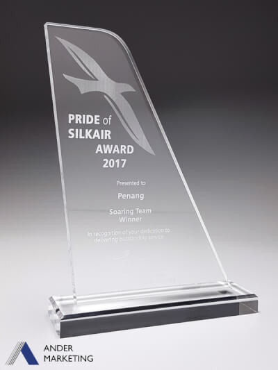 Custom Trophy Award - Ander Marketing Singapore