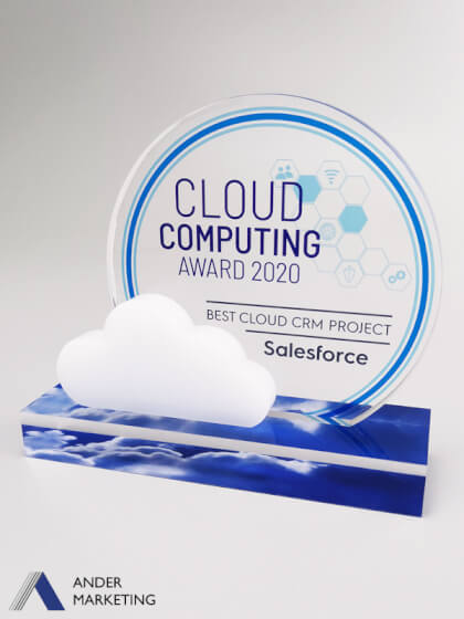 Custom Trophy Award - Ander Marketing Singapore